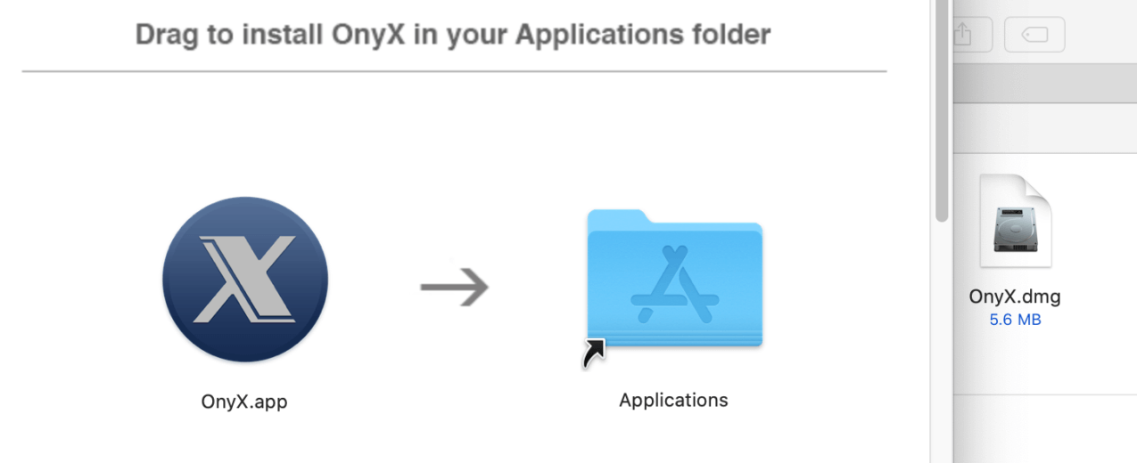 onyX インストール